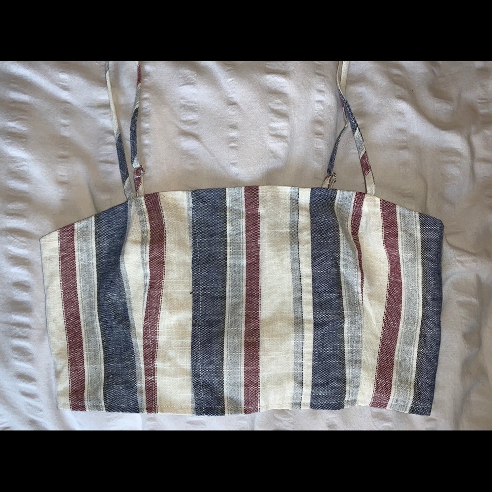 Forever 21 stripped cropped top